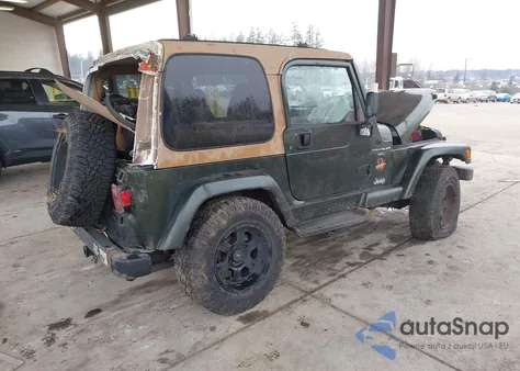 1998 Jeep Wrangler Sahara z USA, uszkodzony, nr VIN 1J4FY49SXWP799892